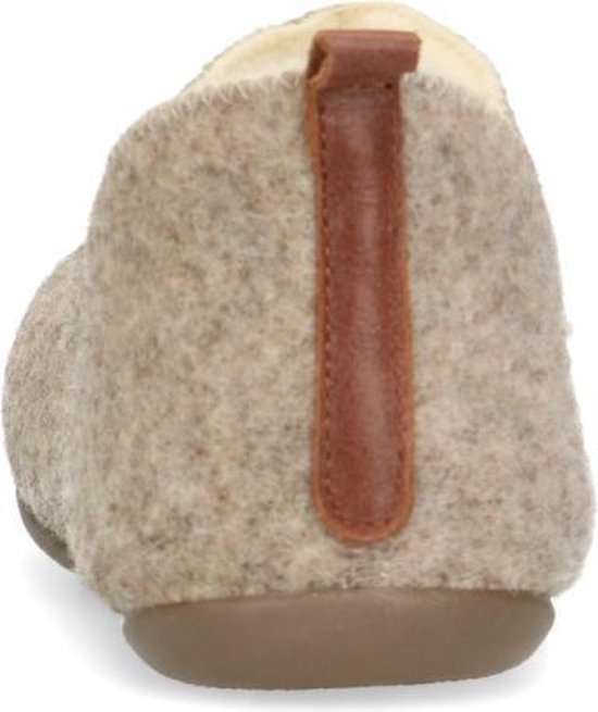 Manfield - Femme - Chaussons beiges - Taille 36