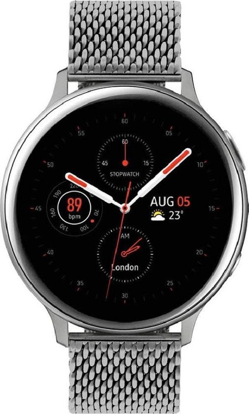 Samsung Galaxy Watch Active2 Unisex 44mm Zilver bol
