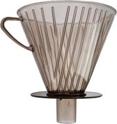 Koffiefilter Houder 1 x 6 - Bruin met Tuit