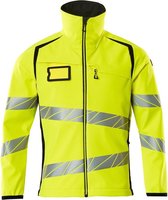 Mascot Accelerate Safe Softshell Jas 19002 - Mannen - Geel/Zwart - M