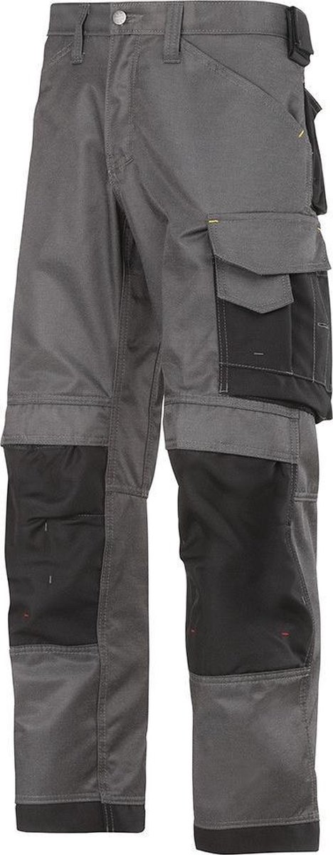 Snickers DuraTwill 3312 Werkbroek - Maat 54 - Grijs / Zwart