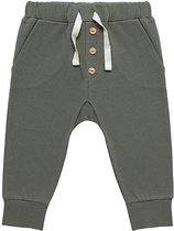 Little Indians Broek Dusty Olive Junior Katoen Groen Mt 9-12 Maanden