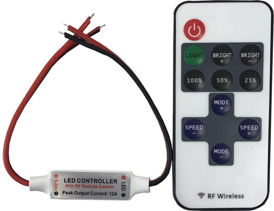 Silumen LED power dimmer - Voor LED strip 12V / 24V - Variabele ...