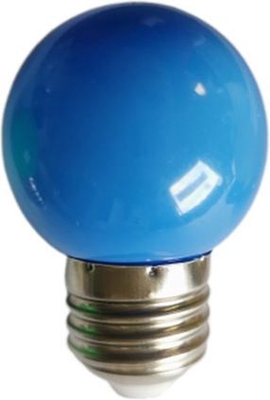 E27 LED-lamp 1W G45 BLAUW - Blauw licht - Overig - Blauw - Bleu - SILUMEN
