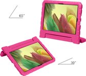 Hoes Geschikt voor Samsung Galaxy Tab A7 Lite Hoes Bumper Kindvriendelijk Kids Case - Hoesje Geschikt voor Samsung Tab A7 Lite Hoesje Shockproof Cover Hoes - Roze