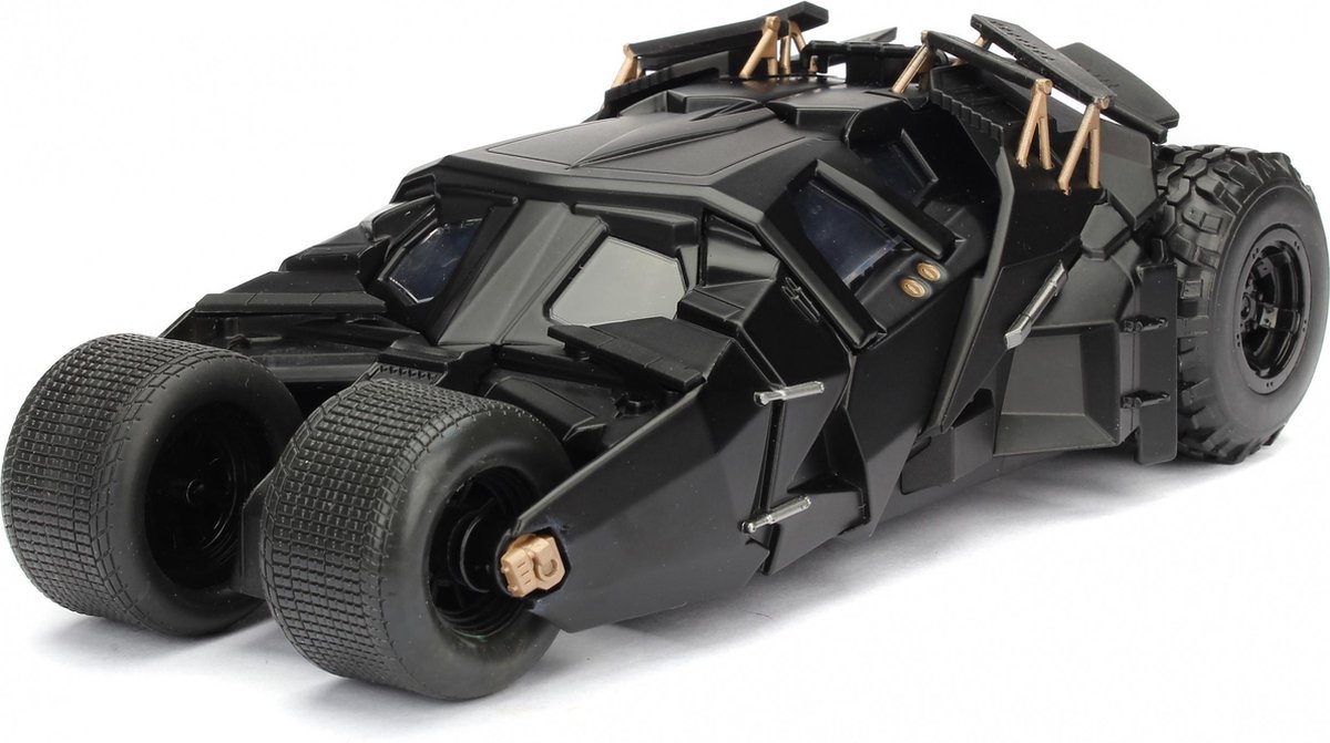Jada Toys - Batman The Dark Knight Batmobile 1:24 - Die-cast - Zwart - Vanaf 8 jaar - Speelgoedvoertuig - JADA