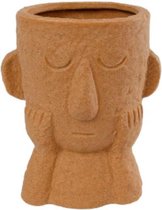 Gifts Amsterdam Vaas Totem 17,5 X 15 Cm Keramiek Bruin