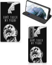 Telefoonhoesje met Quotes Geschikt voor Samsung Galaxy S21 FE Bookcase Cover Zombie