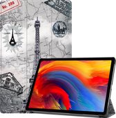 Lenovo Tab P11 Plus (11 inch) Hoes - Tri-Fold Book Case - Eiffeltoren