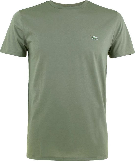 Lacoste small logo O-hals shirt groen - 6XL