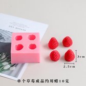 Silicone vorm voor Zeep of Kaarsen Fruit vormen