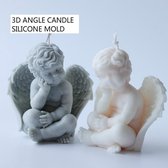 Silicone vorm voor Zeep of Kaarsen 3D Engelen vorm