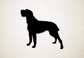 Silhouette hond - Cesky Fousek - L - 75x79cm - Zwart - wanddecoratie
