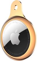 Porte-clés Apple Airtag - Etui de protection AirTag - Etui AirTag en Siliconen pour Apple - Or rose