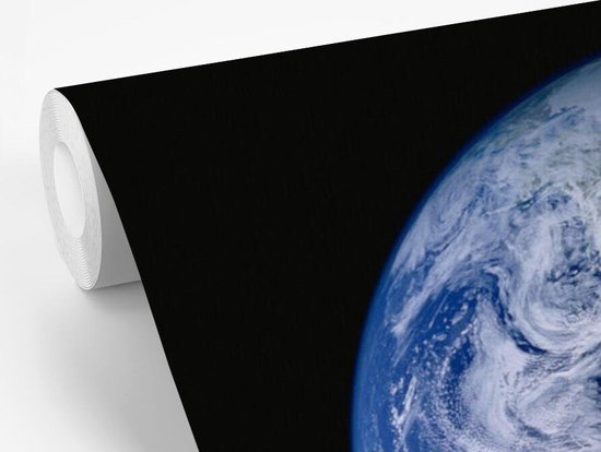 Papier peint Papier peint photo en vinyle - Image satellite de la terre avec des nuages largeur 330 cm x hauteur 240 cm - Tirage photo sur papier peint (disponible en 7 tailles)