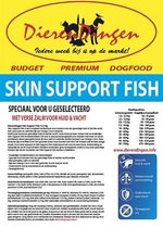 Budget premium dogfood skin support fish - 12,5 kg - 1 stuks