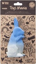 Martin sellier latex origami konijn blauw - 12,5 cm - 1 stuks