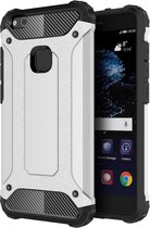 Voor Huawei P10 Lite Magic Armor TPU + PC Combinatie Case (Zilver)