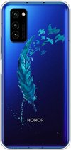 Voor Huawei Honor V30 Painted TPU beschermhoes (veer)