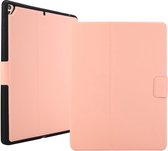 Voor iPad 10.2 / Air 2019 / Pro 10.5 elektrisch geperste textuur horizontale flip lederen tas met houder en pen slot (roze)