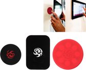 Universal Magnetic Sticker Wall Fixed Bracket voor iPhone / iPad (rood)