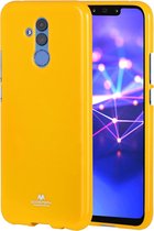 GOOSPERY PEARL JELLY TPU anti-val en kras hoesje voor Huawei Mate 20 Lite (oranje)