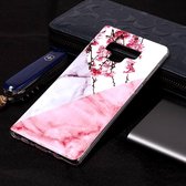 Marmeren patroon Soft TPU Case voor Galaxy Note9 (Plum Blossom)