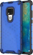 Honeycomb Shockproof PC + TPU Case voor Huawei Mate 20 (blauw)