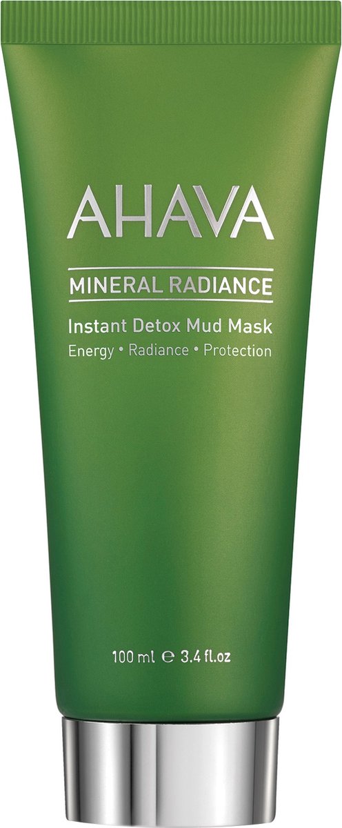 Goedkoopste AHAVA Mineraal Detox Moddermasker - Diepe Reiniging en Bescherming | Verbetert Energie en Uitstraling | Hydrateert en Verfrist | Gezichtsmasker met Hyaluronzuur | Moisturizer voor een droge huid & gezicht | Hyaluronic Acid masker - 100ml