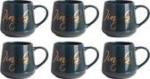 Mok 320ml Jingle - set 6 stuks