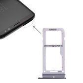 2 SIM-kaart Lade / Micro SD-kaart Lade voor Galaxy S8 / S8 + (zwart)