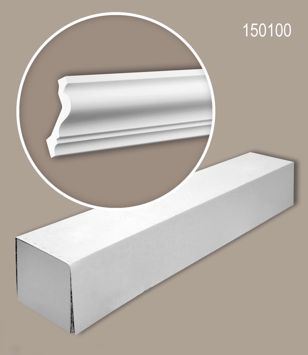 Profhome 150100 1 doos 15 stukken Kroonlijst 30 m