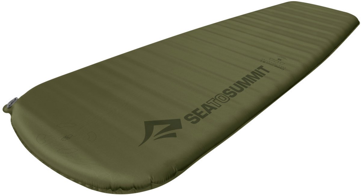 Sea To Summit Camp + Self Inflating Mat - Slaapmat Mat Olive Large