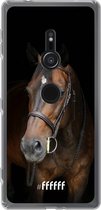 6F hoesje - geschikt voor Sony Xperia XZ2 -  Transparant TPU Case - Horse #ffffff