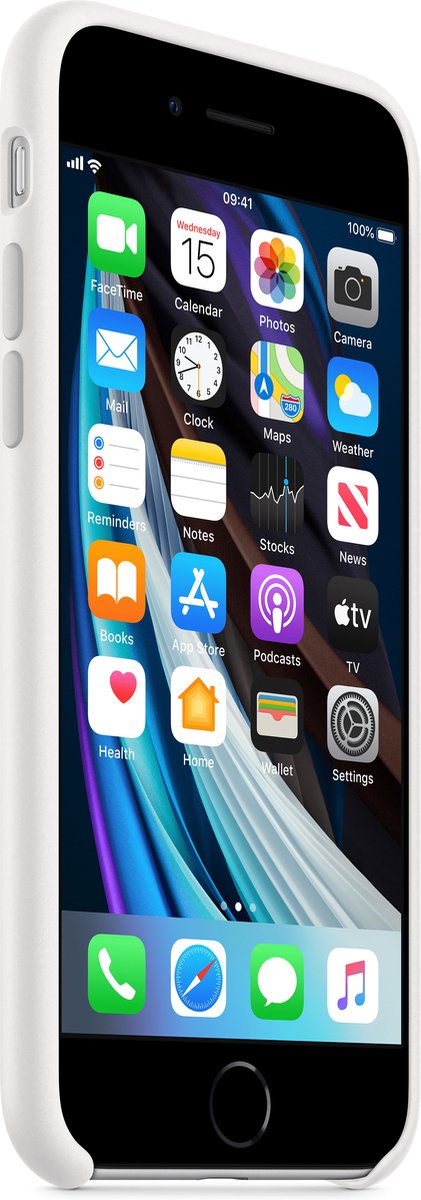 Apple iPhone SE Silicone Back Cover Wit