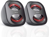 pc speakers - Hama Sound System, black/red