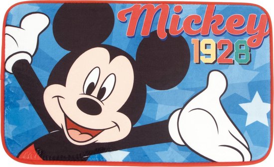 Vamos Bvba Tapis Mickey Mouse Filles 45 X 75 Cm Polaire