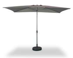 sweeek - Rechthoekige touquet parasol 2x3m, draaibare aluminium centrale mast en opendraaikruk sweeek - Rechthoekige touquet parasol 2x3m, draaibare aluminium centrale mast en opendraaikruk