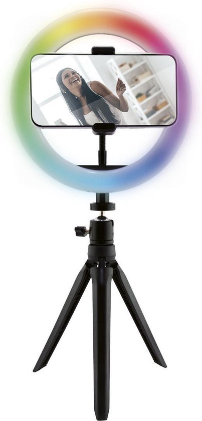 Rechargeable Selfie Ring Light KSIX Smartphone 12W