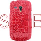 Xccess Croco Cover Samsung Galaxy S3 Mini I8190 Fuchsia