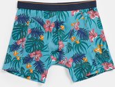 WE Fashion Heren boxershort met tropischdessin