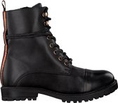 Omoda Dublino-040 Veterboots - Laarzen Met Veters - Meisjes - Zwart - Maat 37