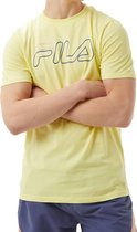 Fila Sanro Graphic Shirt Zwart Heren - Maat S