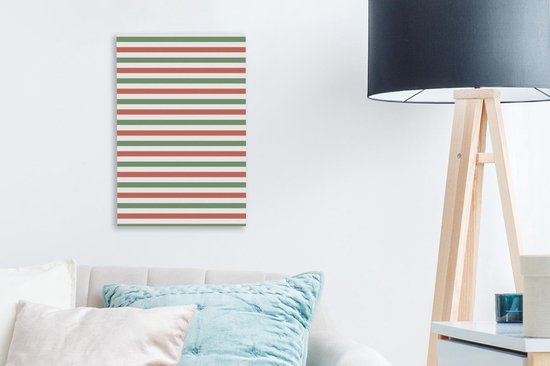 Motif rayures horizontales 20x30 cm - petit - Tirage photo sur toile (Décoration murale salon / chambre)