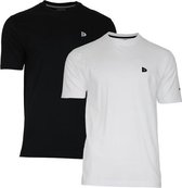 Donnay T-shirt - 2 Pack - Sportshirt - Heren - Maat 3XL - Zwart & Wit