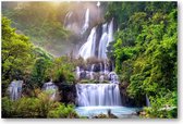 Thi lo su (tee lor su) - de grootste waterval in Thailand - 90x60 Canvas Liggend - Landschap