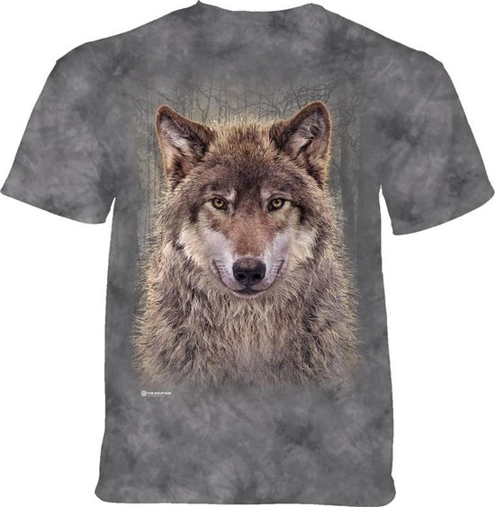 T-shirt Grey Wolf Forest