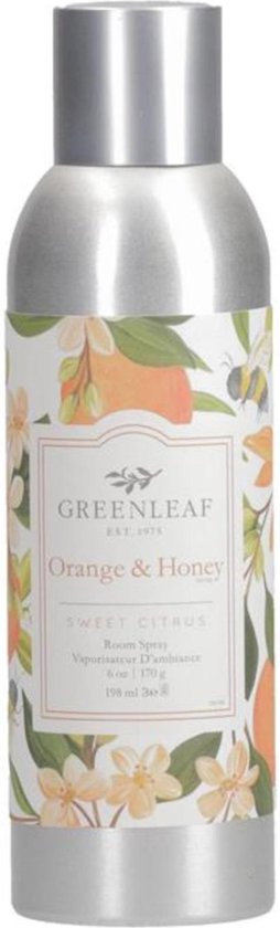 Greenleaf Spray Orange & Honey 236 Ml 5,5 X 18 Cm Staal Zilver