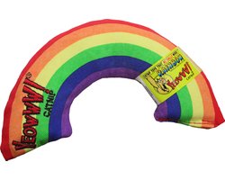 Yeowww! Regenboog Kicker - Catnip Kattenkruid Speeltje voor Katten - Kleurrijk - 18 cm