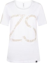 Zoso T-shirt Jenny 214 White Sand 0016 0007 Dames Maat - XS